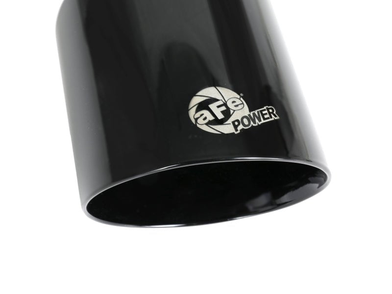 aFe MACH Force - XP 4 - 1/2in Black OE Replacement Exhaust Tips - 15 - 19 Dodge Charger/Hellcat - CPC Performance