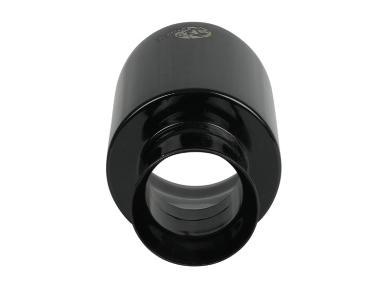 aFe MACH Force - XP 4 - 1/2in Black OE Replacement Exhaust Tips - 15 - 19 Dodge Charger/Hellcat - CPC Performance