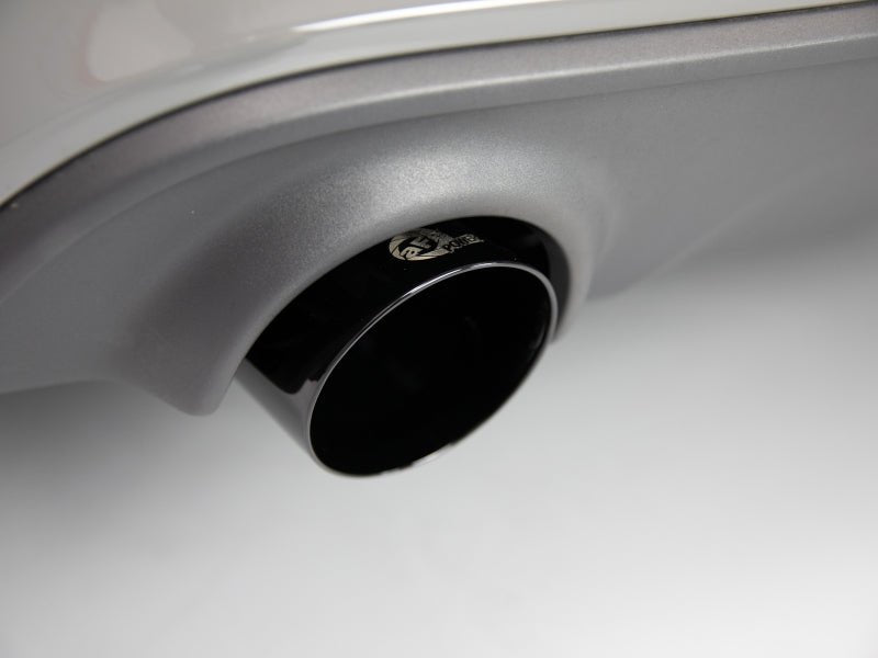 aFe MACH Force - XP 4 - 1/2in Black OE Replacement Exhaust Tips - 15 - 19 Dodge Charger/Hellcat - CPC Performance