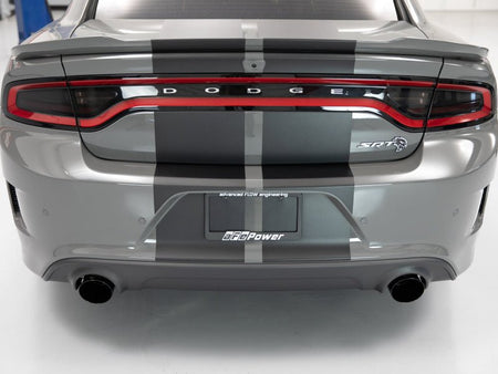 aFe MACH Force - XP 4 - 1/2in Black OE Replacement Exhaust Tips - 15 - 19 Dodge Charger/Hellcat - CPC Performance