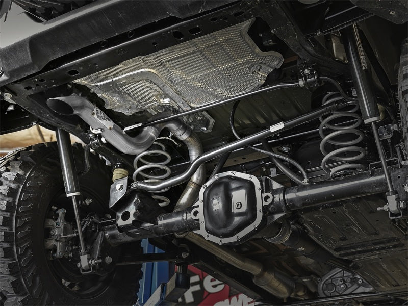 aFe MACH Force - Xp Axle - Back Exhaust System w/NoTip 18 - 20 Jeep Wrangler L4 - 2.0T / V6 - 3.6L - CPC Performance