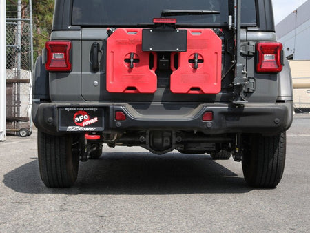 aFe MACH Force - Xp Axle - Back Exhaust System w/NoTip 18 - 20 Jeep Wrangler L4 - 2.0T / V6 - 3.6L - CPC Performance
