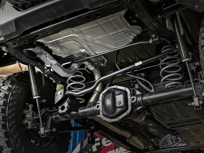 aFe MACH Force - Xp Axle - Back Exhaust System w/NoTip 18 - 20 Jeep Wrangler L4 - 2.0T / V6 - 3.6L - CPC Performance