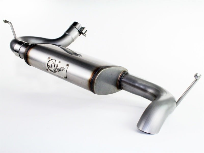 aFe MACHForce XP 07 - 17 Jeep Wrangler V6 - 3.6/3.8L 409 SS 2.5in Axle - Back Exhaust - CPC Performance