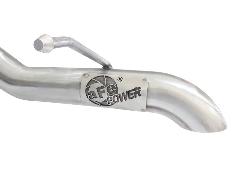 aFe MACHForce XP 2 - 1/2in SS - 409 Cat - Back Exhausts w/ 18in Muffler 07 - 17 Jeep Wrangler V6 - 3.6L - CPC Performance