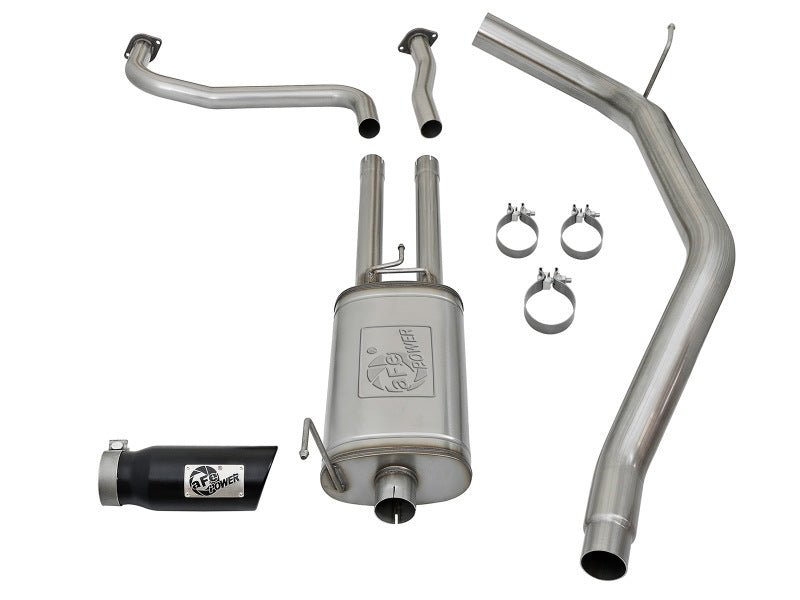 aFe MACHForce XP 2.5in Cat - Back Exhaust System w/ Black Tip Nissan Frontier 17 - 19 V8 - 5.6L - CPC Performance