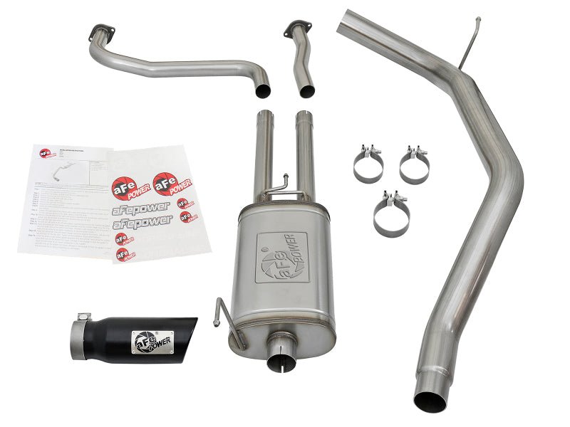 aFe MACHForce XP 2.5in Cat - Back Exhaust System w/ Black Tip Nissan Frontier 17 - 19 V8 - 5.6L - CPC Performance