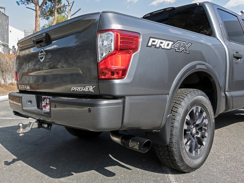 aFe MACHForce XP 2.5in Cat - Back Exhaust System w/ Black Tip Nissan Frontier 17 - 19 V8 - 5.6L - CPC Performance