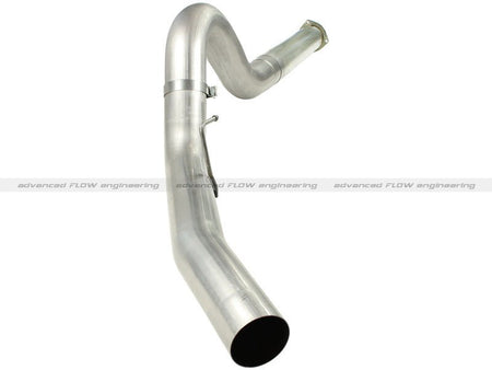 aFe MACHForce XP 5in DPF - Back Stainless Steel Exh Sys, No tip,Ford Diesel Trucks 11 - 14 V8 - 6.7L - CPC Performance
