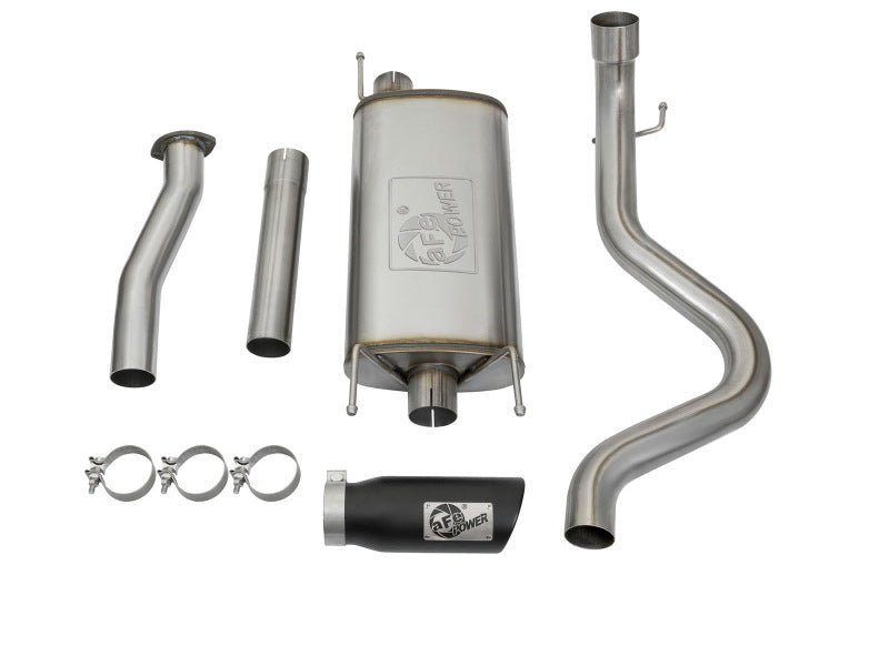 aFe MACHForce XP Cat - Back SS w/Black Tips 16 Toyota Tacoma V6 - 3.5L - CPC Performance