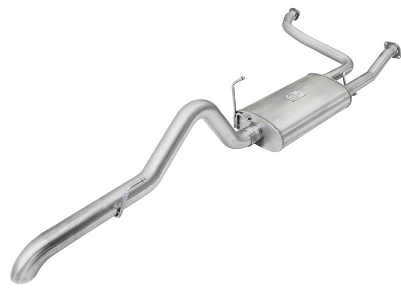 aFe MACHForce XP Exhaust Cat - Back 2.5/3in SS - 409 w/ Hi - Tuck Tip 05 - 15 Nissan Xterra V6 4.0L - CPC Performance