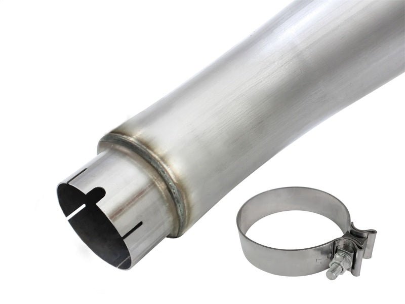 aFe MACHForce XP Exhaust Large Bore 5in DPF - Back Alu. 13 - 15 Dodge Trucks L6 - 6.7L (td) *Polish Tip - CPC Performance