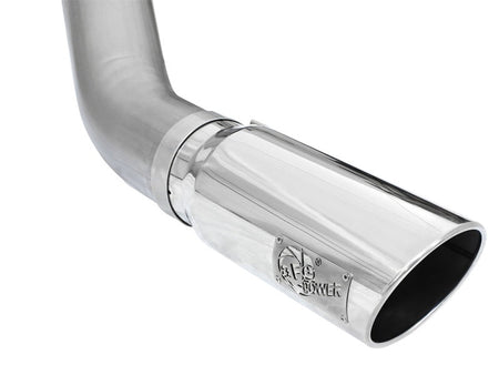 aFe MACHForce XP Exhaust Large Bore 5in DPF - Back Alu. 13 - 15 Dodge Trucks L6 - 6.7L (td) *Polish Tip - CPC Performance