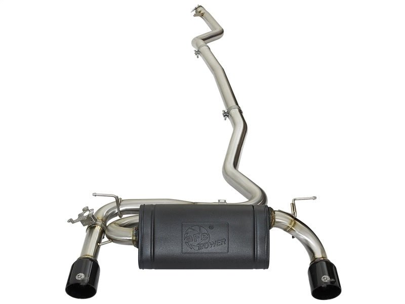 aFe MACHForce XP Exhausts Cat - Back SS 16 - 17 BMW 340i/iX 440i/iX (F3X) L6 - 3.0L (B58) w/Black Tips - CPC Performance