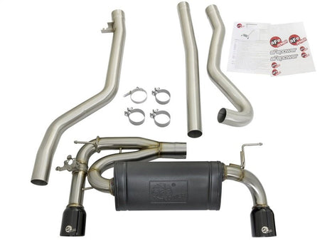 aFe MACHForce XP Exhausts Cat - Back SS 16 - 17 BMW 340i/iX 440i/iX (F3X) L6 - 3.0L (B58) w/Black Tips - CPC Performance