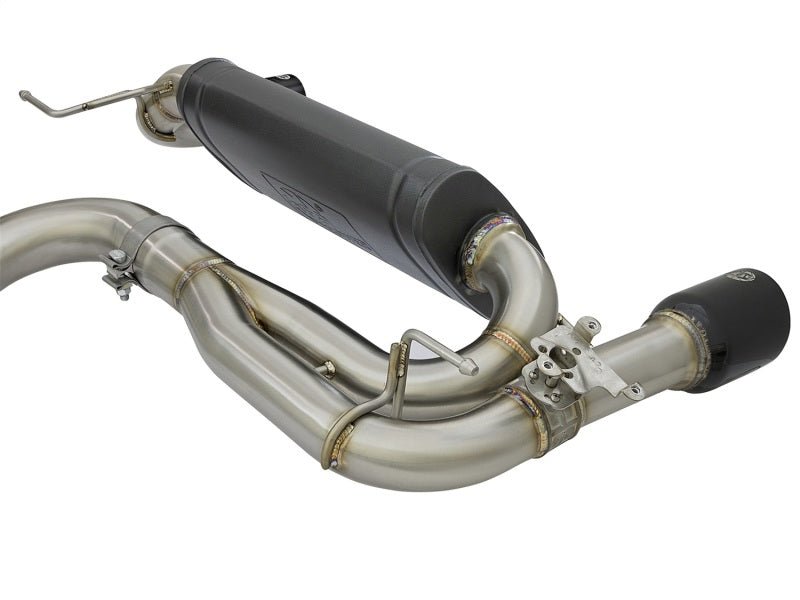 aFe MACHForce XP Exhausts Cat - Back SS 16 - 17 BMW 340i/iX 440i/iX (F3X) L6 - 3.0L (B58) w/Black Tips - CPC Performance