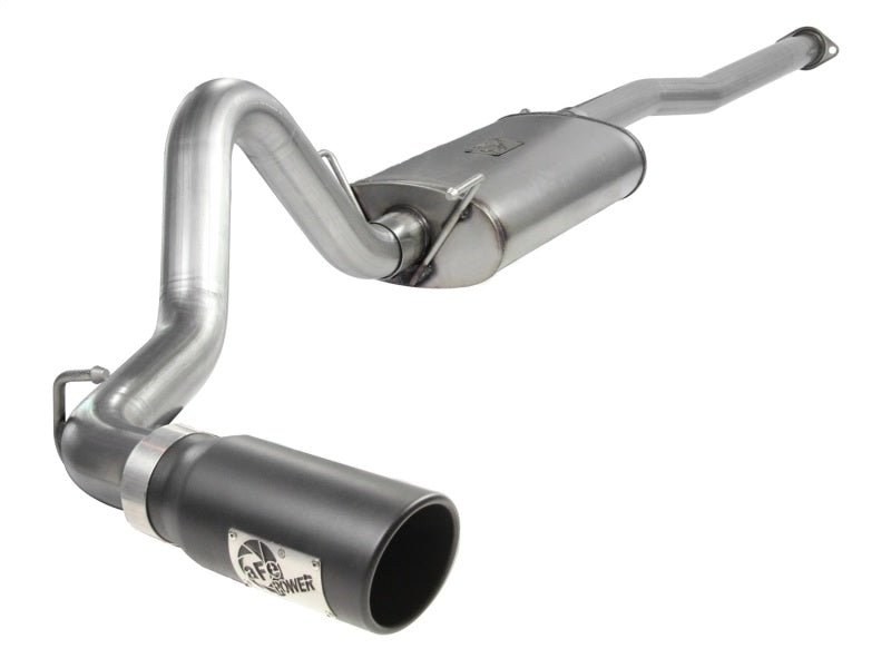 aFe MACHForce XP Exhausts Cat - Back SS - 409 EXH CB Toyota Tacoma 05 - 13 V6 - 4.0L (Blk Tip) - CPC Performance