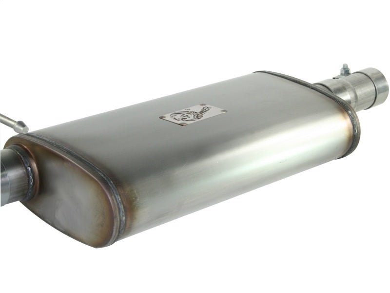 aFe MACHForce XP Exhausts Cat - Back SS - 409 EXH Jeep Wrangler TJ 97 - 06 I6 - 4.0L HT - 2.5 In. - CPC Performance