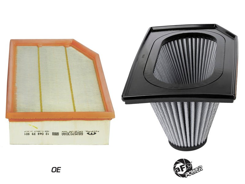 aFe Magnum FLOW PRO DRY S Inverted Air Filter 18 - 19 Jeep Wrangler (JL) I4 - 2.0L(t) - CPC Performance