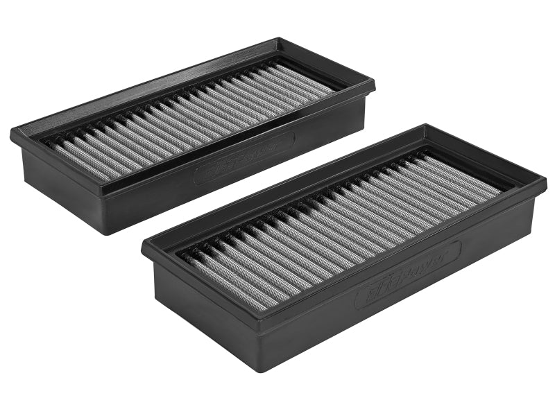 aFe Magnum FLOW Pro DRY S OE Replacement Filter 15 - 19 Mercedes C63 AMG 4.0L TT (Pair) - CPC Performance