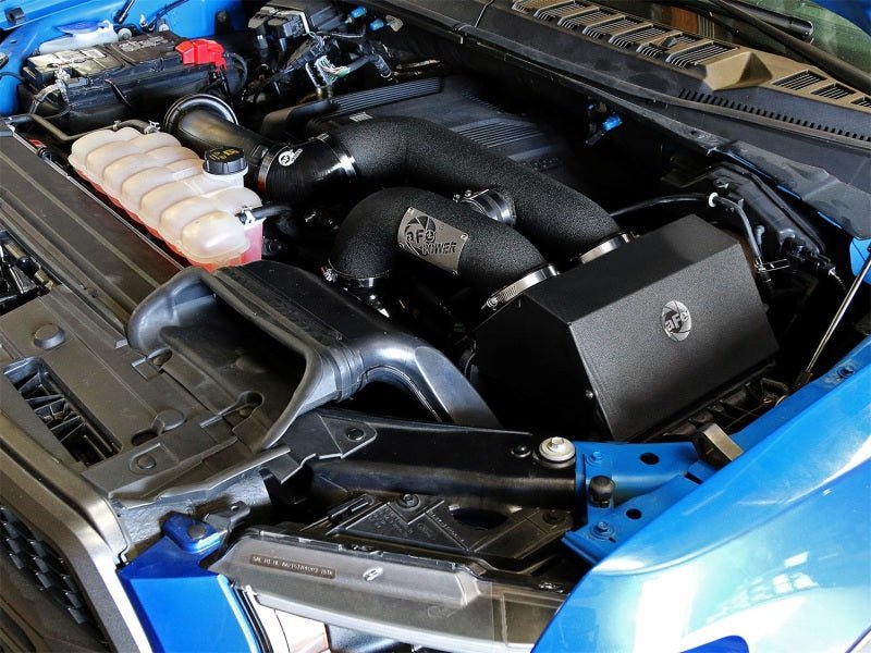 aFe Magnum FORCE Stage - 2 Pro 5R Cold Air Intake System 2017 Ford F - 150 Raptor V6 - 3.5L (tt) - Black - CPC Performance