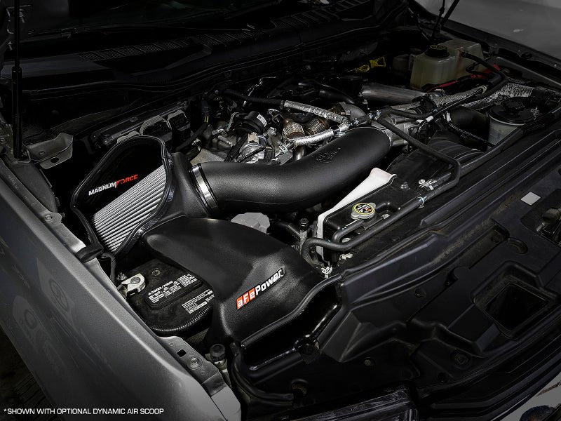 aFe Magnum FORCE Stage - 2 Pro DRY S Cold Air Intake System 17 - 18 Ford Diesel Trucks V8 - 6.7L (td) - CPC Performance