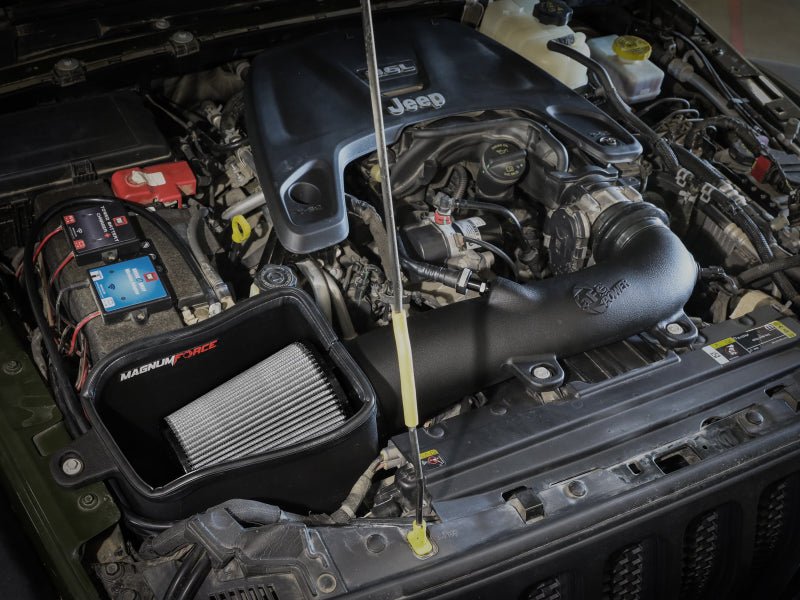 aFe Magnum FORCE Stage - 2 Pro Dry S Cold Air Intake System Jeep Wrangler (JL) 18 - 23 V6 - 3.6L - CPC Performance