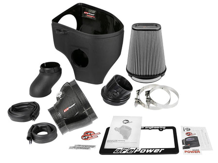 aFe Magnum Force Stage - 2 Track Series Carbon Fiber AIS w/Pro Dry S Media - 18 Dodge Challenger V8 - 6.2L - CPC Performance