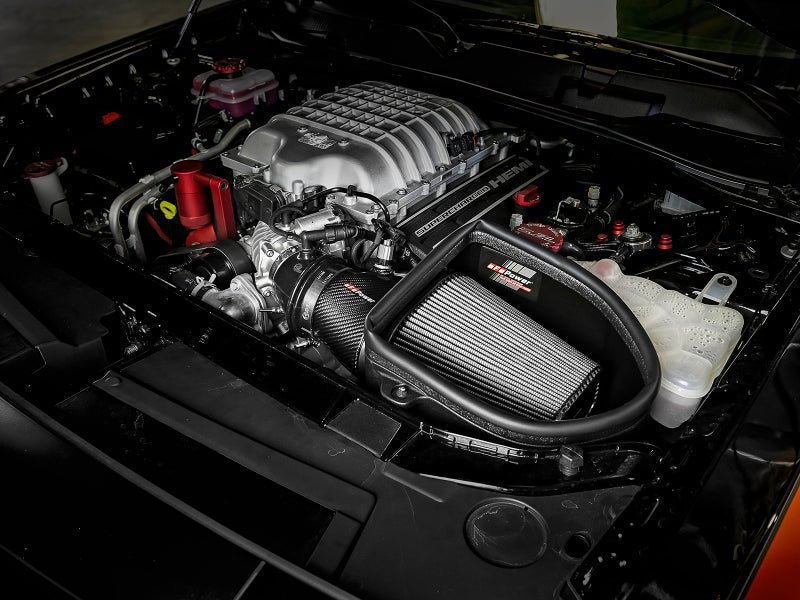 aFe Magnum Force Stage - 2 Track Series Carbon Fiber AIS w/Pro Dry S Media - 18 Dodge Challenger V8 - 6.2L - CPC Performance