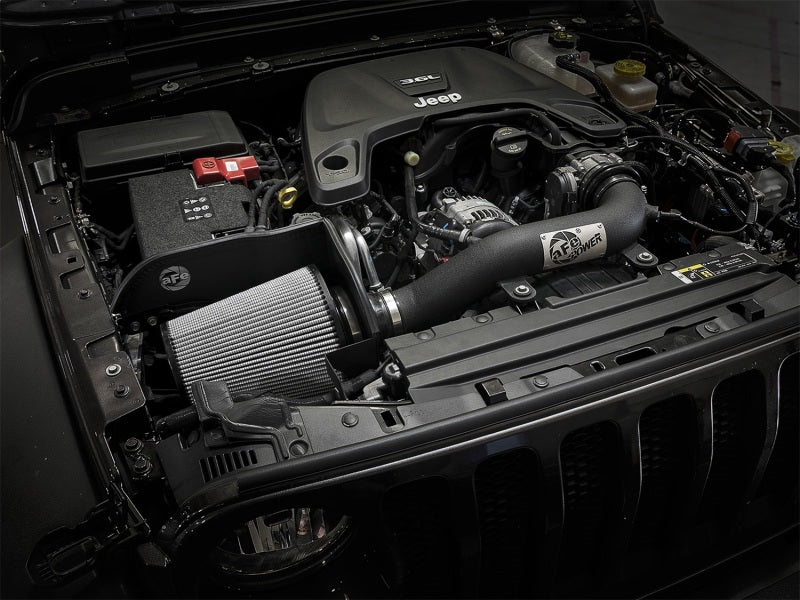 aFe Magnum FORCE Stage - 2 XP Pro DRY S Cold Air Intake System 2018+ Jeep Wrangler (JL) V6 3.6L - CPC Performance