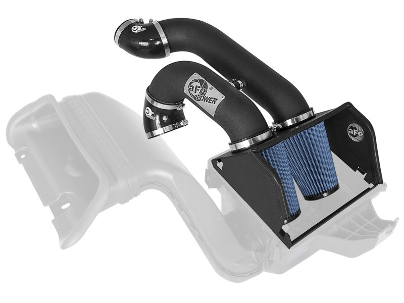 aFe Magnum FORCE Stage - 2XP Intake w/3 - 1/2in Black Housing Pro 5R Filter 2017 Ford F - 150 V6 3.5L (tt) - CPC Performance