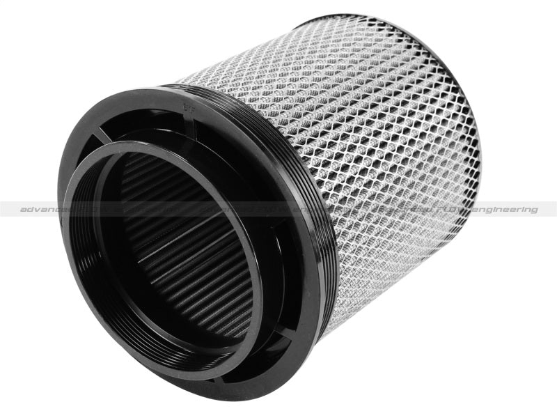 aFe MagnumFLOW Air Filter Pro DRY S 6in Flange x 8 1/8in Base/Top (INV) x 9in H - CPC Performance