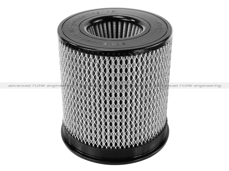 aFe MagnumFLOW Air Filter Pro DRY S 6in Flange x 8 1/8in Base/Top (INV) x 9in H - CPC Performance