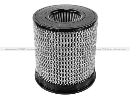 aFe MagnumFLOW Air Filter Pro DRY S 6in Flange x 8 1/8in Base/Top (INV) x 9in H - CPC Performance