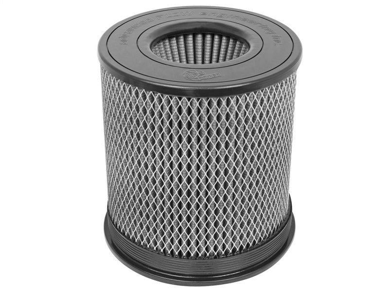 aFe MagnumFLOW Air Filter Pro DRY S 6in Flange x 8 1/8in Base/Top (INV) x 9in H - CPC Performance