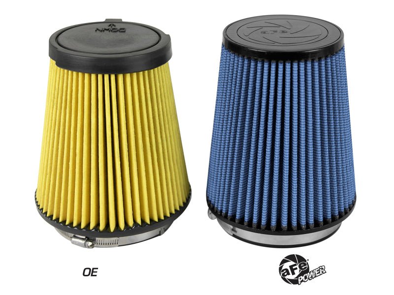 aFe MagnumFLOW Replacement Air Filter w/ Pro 5R Media 16-19 Ford Mustang GT350 V8-5.2L - CPC Performance
