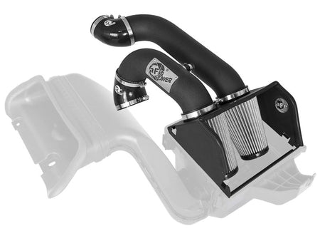 aFe MagnumFORCE 2XP Intake w/3.5in Black Steel Housing Pro DRY S Filter 2017 Ford F - 150 V6 - 3.5L (tt) - CPC Performance