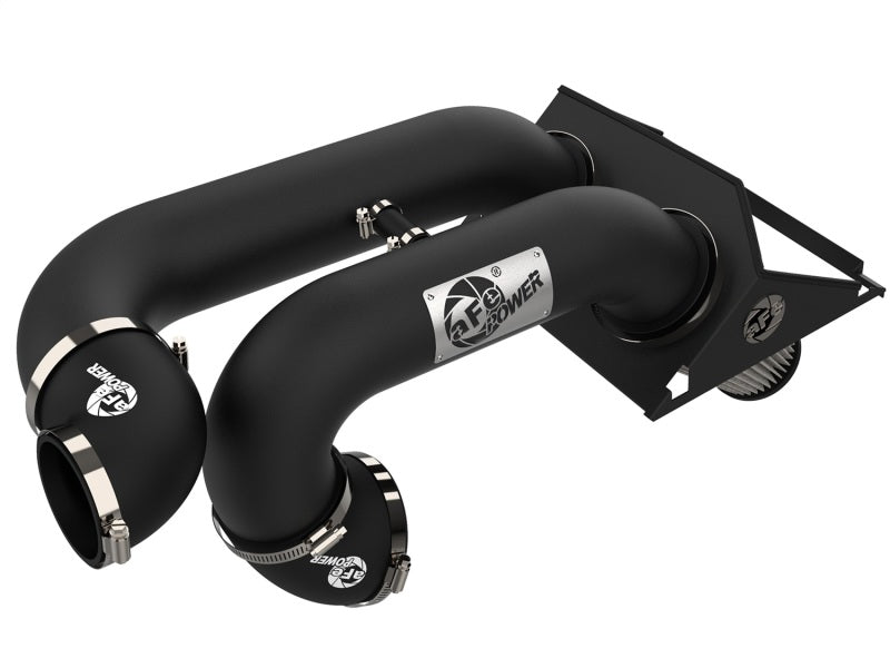 aFe MagnumFORCE 2XP Intake w/3.5in Black Steel Housing Pro DRY S Filter 2017 Ford F - 150 V6 - 3.5L (tt) - CPC Performance