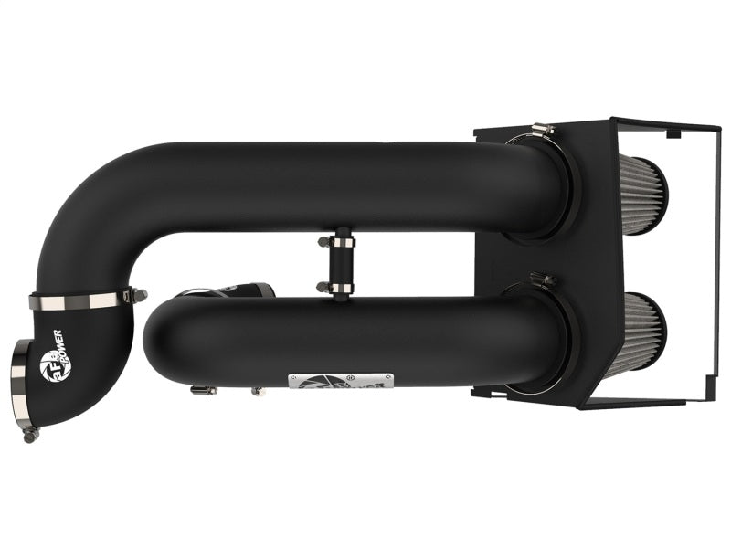 aFe MagnumFORCE 2XP Intake w/3.5in Black Steel Housing Pro DRY S Filter 2017 Ford F - 150 V6 - 3.5L (tt) - CPC Performance
