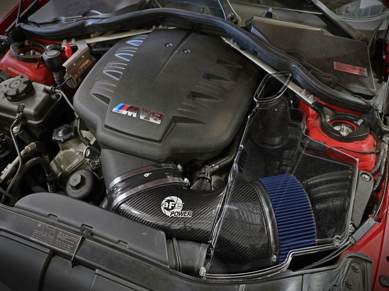 aFe MagnumFORCE Carbon Fiber Air Intake System Stage - 2 PRO 5R 08 - 13 BMW M3 (E9X) V8 4.0L - CPC Performance