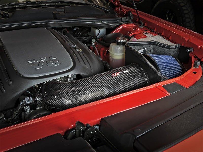 aFe MagnumFORCE Intakes Stage - 2 P5R Carbon Fiber AIS 11 - 17 Dodge Challenger/Charger V8 - 5.7L Hemi - CPC Performance