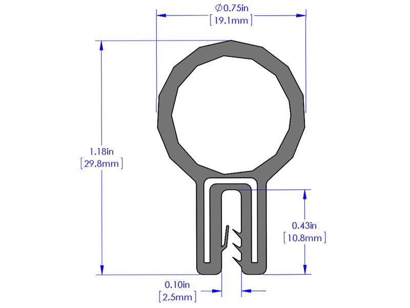 aFe MagnumFORCE Spare Parts Trim Seal Kit (1/16IN X 3/4IN) x 36IN L - CPC Performance