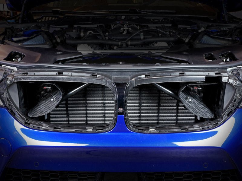 aFe Momentum Black Series Carbon Fiber Dynamic Air Scoop - BMW M5 (F90) 18 - 19 - CPC Performance