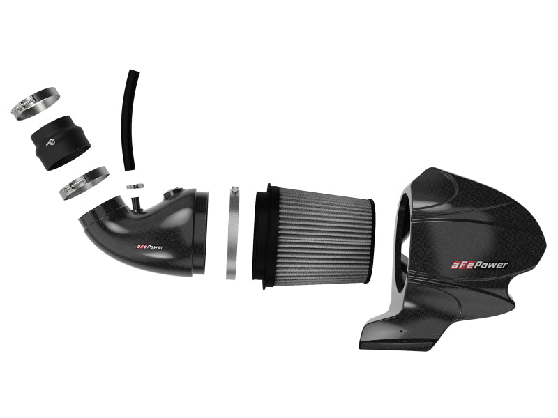aFe Momentum Carbon Fiber CAIS w/ Pro Dry S Filter 12 - 19 Jeep Grand Cherokee SRT8 (WK2) V8 - 6.4L - CPC Performance