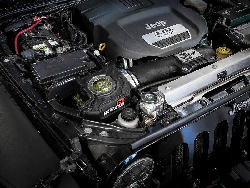 aFe Momentum GT Pro GUARD 7 Cold Air Intake System 12 - 18 Jeep Wrangler JK V6 3.6L - CPC Performance