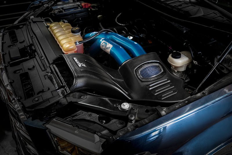 aFe Momentum XP Cold Air Intake System w/ Pro 5R Media Blue 15 - 19 Ford F - 150 V8 - 5.0L - CPC Performance