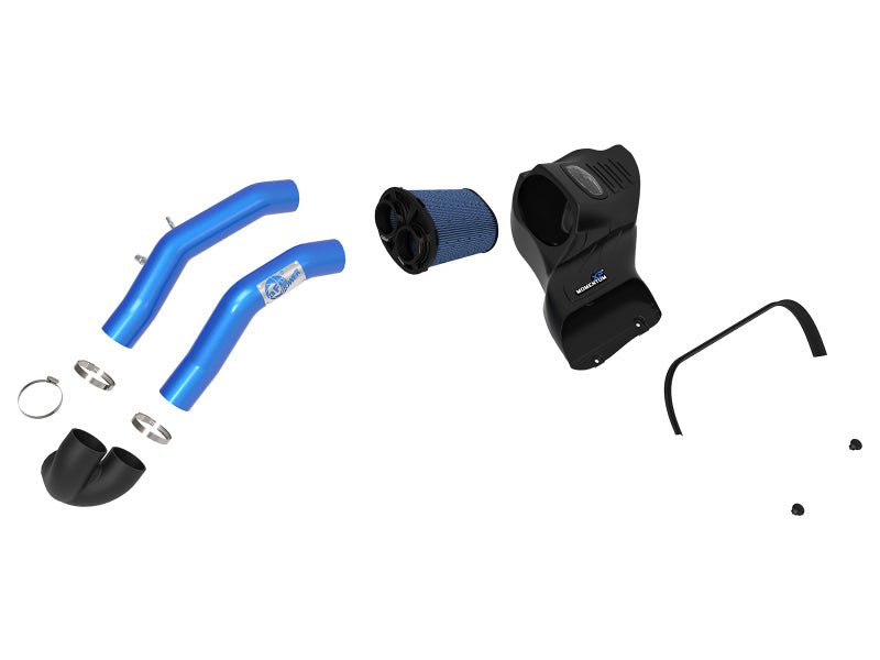 aFe Momentum XP Cold Air Intake System w/ Pro 5R Media Blue 15 - 19 Ford F - 150 V8 - 5.0L - CPC Performance