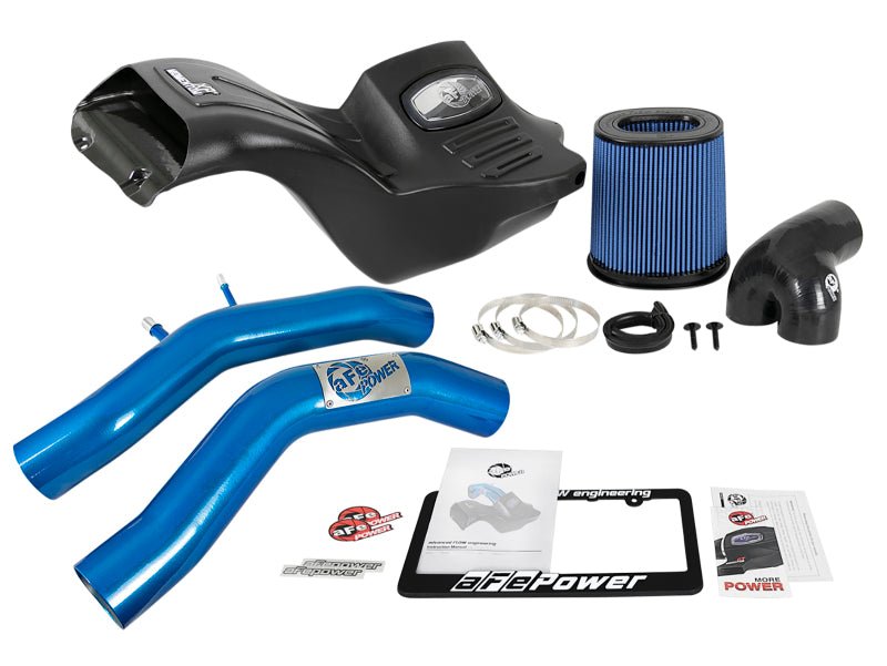 aFe Momentum XP Cold Air Intake System w/ Pro 5R Media Blue 15 - 19 Ford F - 150 V8 - 5.0L - CPC Performance