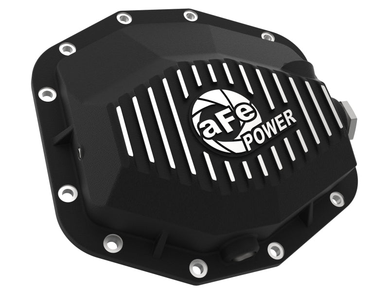 aFe POWER 21 - 22 Ram 1500 TRX Hemi V8 6.2L (sc) PRO Series Rear Differential Cover Black w/ Machined - CPC Performance