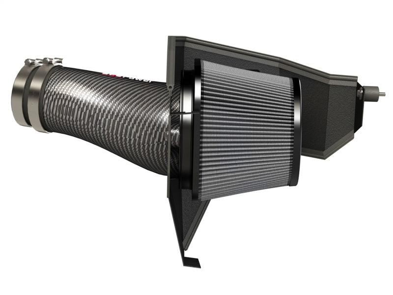 aFe POWER Magnum FORCE Carbon Fiber Stage 2 Pro Dry S CAIS - 11 - 18 Dodge Challenger/Charger V8 - 6.4L - CPC Performance